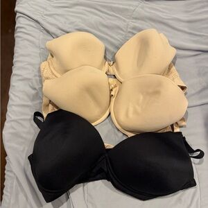 Motherhood Black and Beige nursing bras